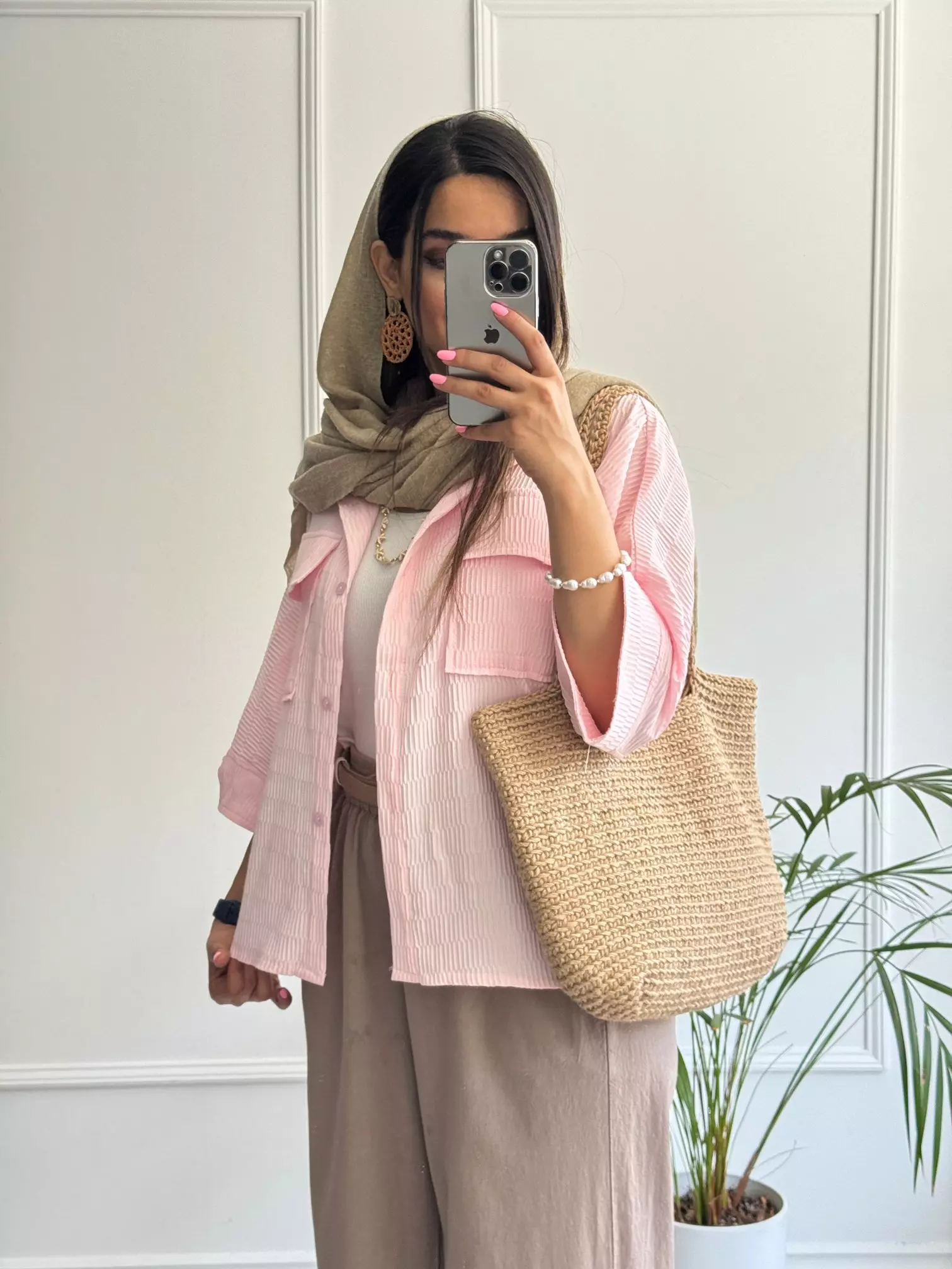 مانتو شومیزی باکسی آیناز